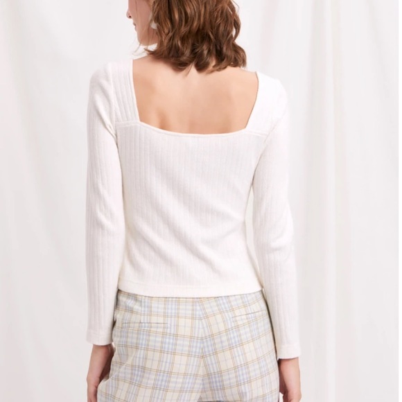 Petite Studio Juliet White Top - Picture 5 of 16